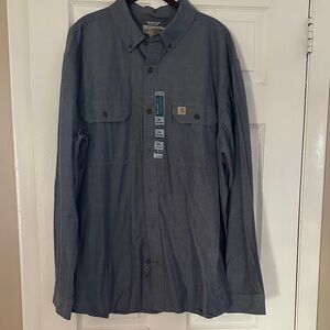 Carhartt Men's Denim Blue Shirt Jacket